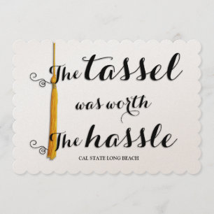 Gold Class of 2014 College / University Graduation Announcement