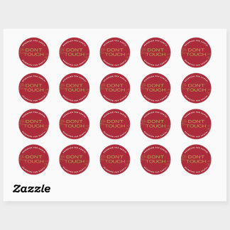 Gold Classy and Elegant Christmas Sticker
