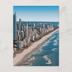 Gold Coast Australia Aerial View Postcard