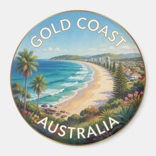 Gold Coast Australia Coastal Landscape Magnet