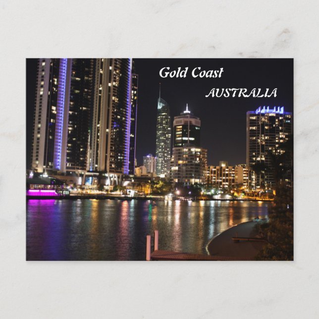 Gold Coast Australia Post Card (Front)