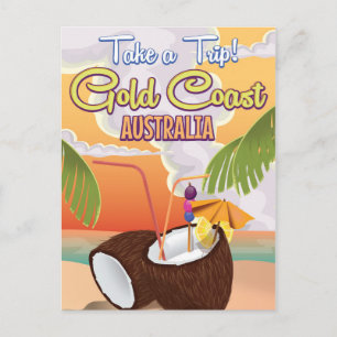 Gold Coast, Australia travel poster Postcard