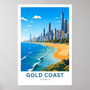 Gold Coast Australia Travel Print