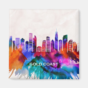 Gold Coast Skyline Magnet