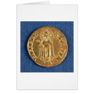 Gold coin, with St. John the Baptist, 16th century