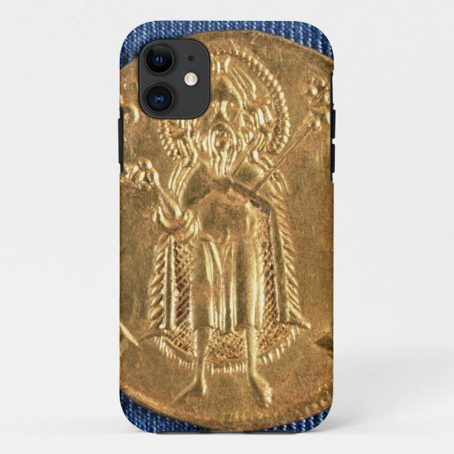 Gold coin, with St. John the Baptist, 16th century Case-Mate iPhone Case (Back)