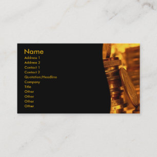 Gold Coins Business Card