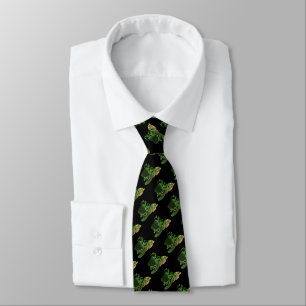 Gold Coins & Shamrocks St. Patrick's Day Tie