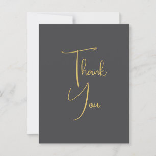 Gold Color Handwriting Professional Custom Postcard