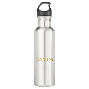 Gold Color Plain Minimalist Professional Name  710 Ml Water Bottle