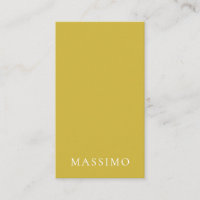 Gold Color Trendy Modern Minimalist Your Name