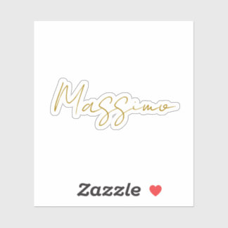 Gold Colour Calligraphy Elegant Plain Name