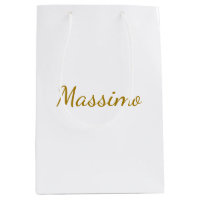 Gold Colour Calligraphy Elegant Plain Simple Name