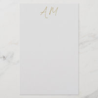 Gold Colour Monogram Initials Calligraphy Pro