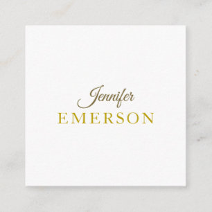 Gold colour name professional minimalist modern enclosure card