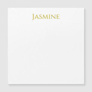 Gold Colour Plain Minimalist Magnetic Card