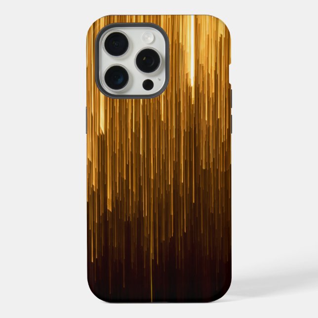 gold colour pouch iPhone case (Back)