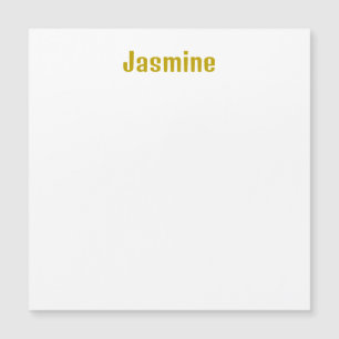 Gold Colour Professional Name Magnetic Card