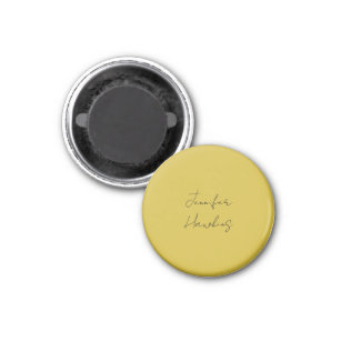 Gold colour professional plain handwriting magnet