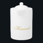 Gold Colour Professional Trendy Minimalist Name<br><div class="desc">Represent yourself with this modern,  elegant design. This template can be customized to meet all professional occupations.</div>