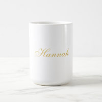 Gold Colour Professional Trendy Minimalist Name