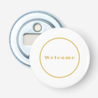 Gold Colour Welcome Party Minimalist Professional 