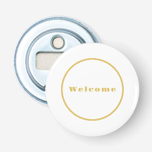 Gold Colour Welcome Party Minimalist Professional Bottle Opener