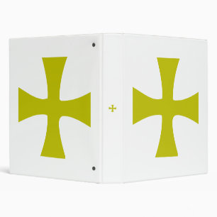 Gold Coloured Byzantine Cross Binder