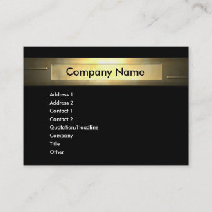 Gold Company Business Card