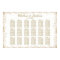 Gold Confetti and White - 18 Seating Chart