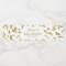 Gold Confetti Baby Shower Water Bottle Label