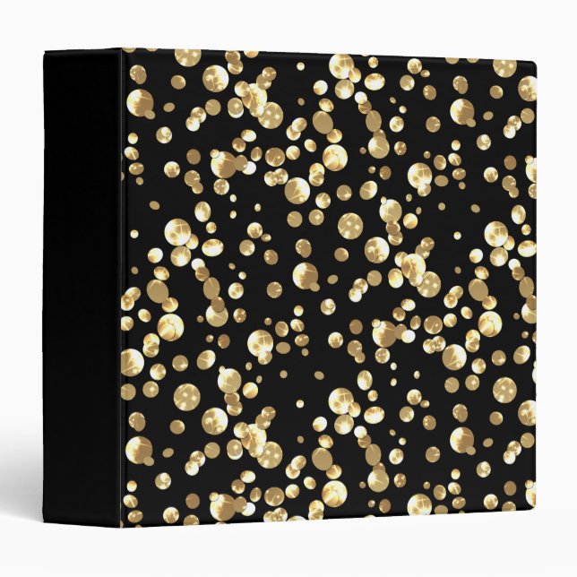 Gold confetti binder (Front/Spine)