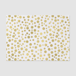 Gold Confetti Dots Tissue Paper
