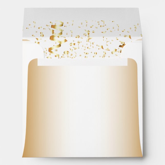 Gold Confetti Envelopes (Back (Bottom))