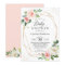 Gold Confetti Geometric Blush Floral Baby Shower