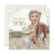Gold Confetti Graduation Announcement