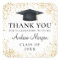 Gold confetti Graduation Thank You