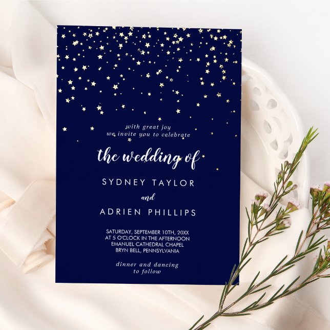 Gold Confetti|Navy The Wedding Of Gold (Creator Uploaded)