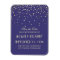 Gold Confetti Navy Vintage Save the Date