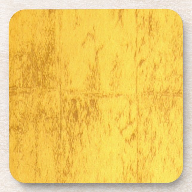 Gold Cork Coaster (Front)