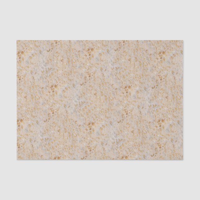 Gold Cowhide Print Metallic Western Rodeo Tissue Paper (Front)