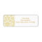 Gold Cream Vintage Damask Address Labels