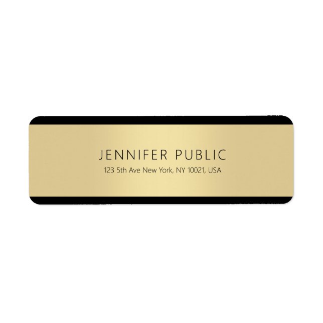 Gold Creative Simple Template Professional Modern (Front)