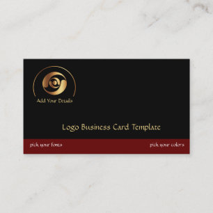 Gold Crop Circles Logo - Simple Reiki Logo Business Card