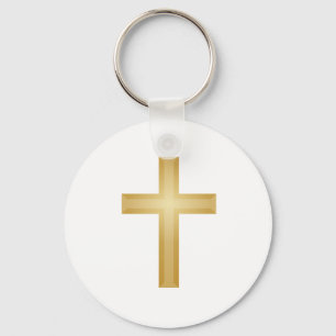 Gold Cross/Easter Keychain