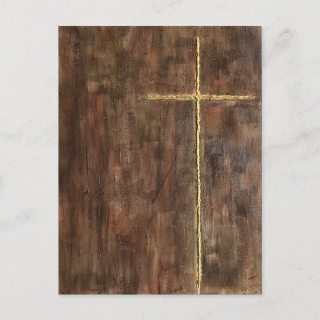 Gold Cross Postcard (Front)