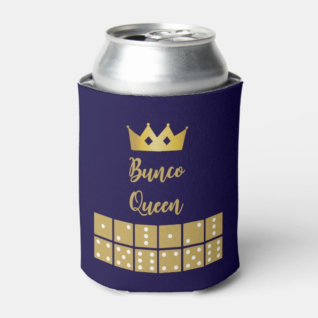 Gold Crown Bunco Queen Can Cooler (Can Front)