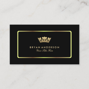 Gold Crown Business Card
