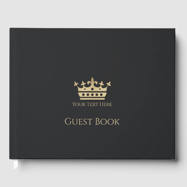 Gold Crown Guest Book (Front)