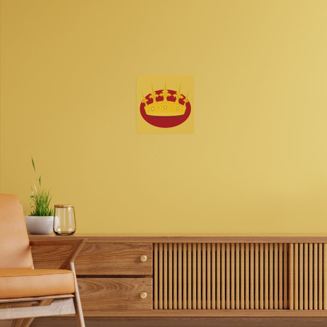 Gold Crown Poster (Living Room 2)